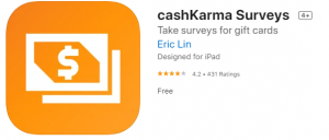 app cashkarma para ios
