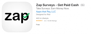 app iOS zap surveys